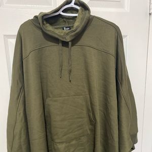 Olive Green Poncho